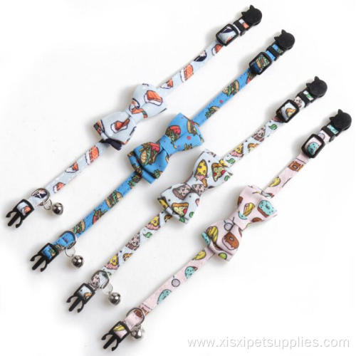 Friendly Cute Cloth Pet Cat Bow Tie Collar